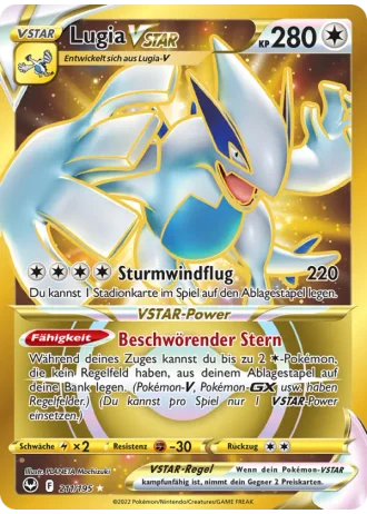 Lugia VSTAR #211 — Silberne Sturmwinde