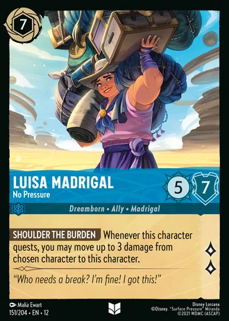 Luisa Madrigal - No Pressure #151/257 — Wilds Unknown