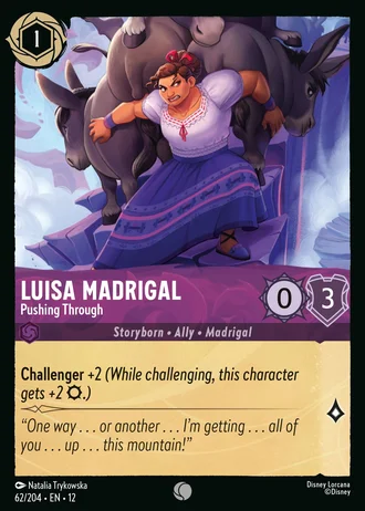 Luisa Madrigal - Pushing Through #62/257 — Wilds Unknown