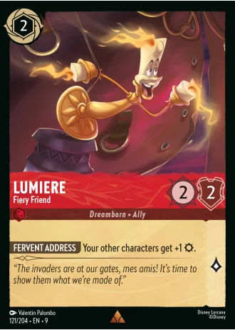 Lumiere - Fiery Friend #121/204 — Fabled