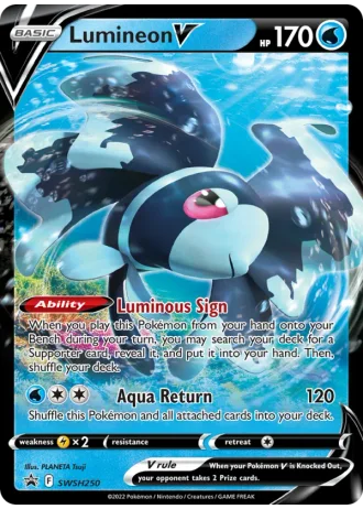 Lumineon V SWSH250 — Sword & Shield Promos