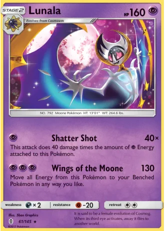 Lunala #61/145 — Guardians Rising