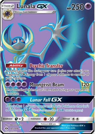 Lunala GX #141 — Sun & Moon