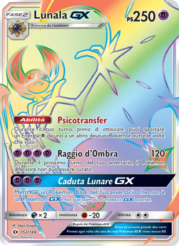 Lunala GX #153 — Sole e Luna