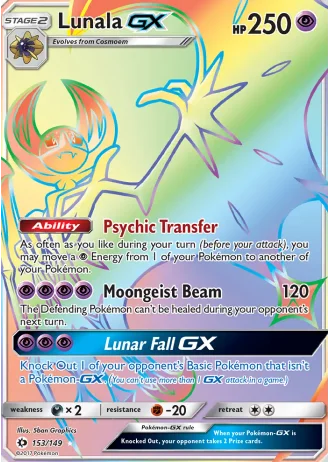 Lunala GX #153 — Sun & Moon