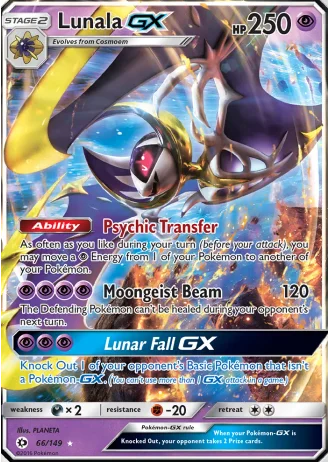 Lunala GX #66/149 — Sun & Moon