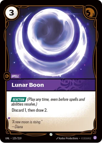 Lunar Boon #125/219 — Unleashed