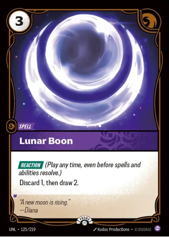 Lunar Boon #125/219 — Organized Play Promos