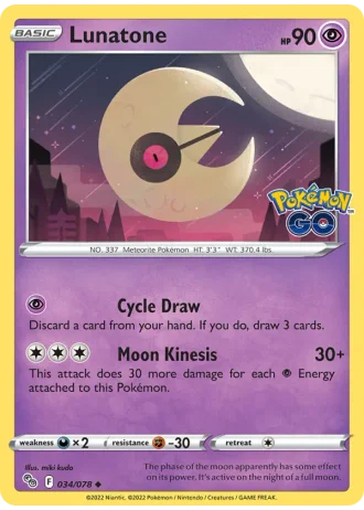 Lunatone #034 — Pokémon GO