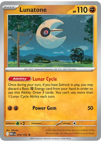 Lunatone #074/132 — Mega Evolution
