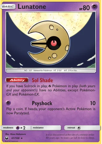 Lunatone #61/168 — Celestial Storm