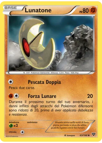 Lunatone #63/146 — XY