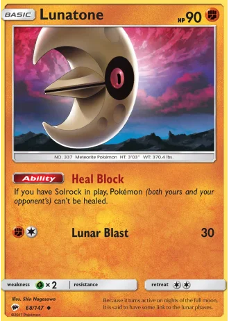 Lunatone #68 — Burning Shadows