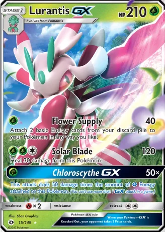 Lurantis GX #15/149 — Sun & Moon
