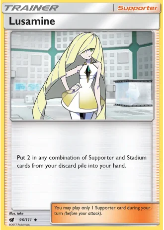 Lusamine #96/111 — Crimson Invasion