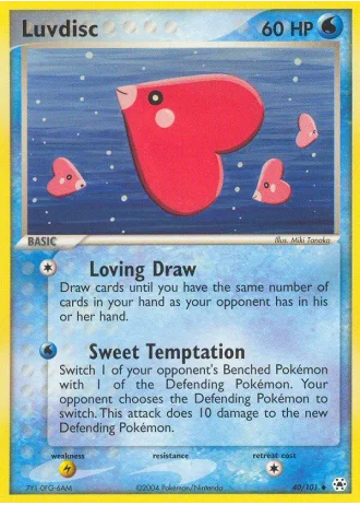 Luvdisc #40/101 — EX Leggende Nascoste