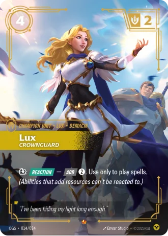 Lux, Crownguard #014/024 — Proving Grounds