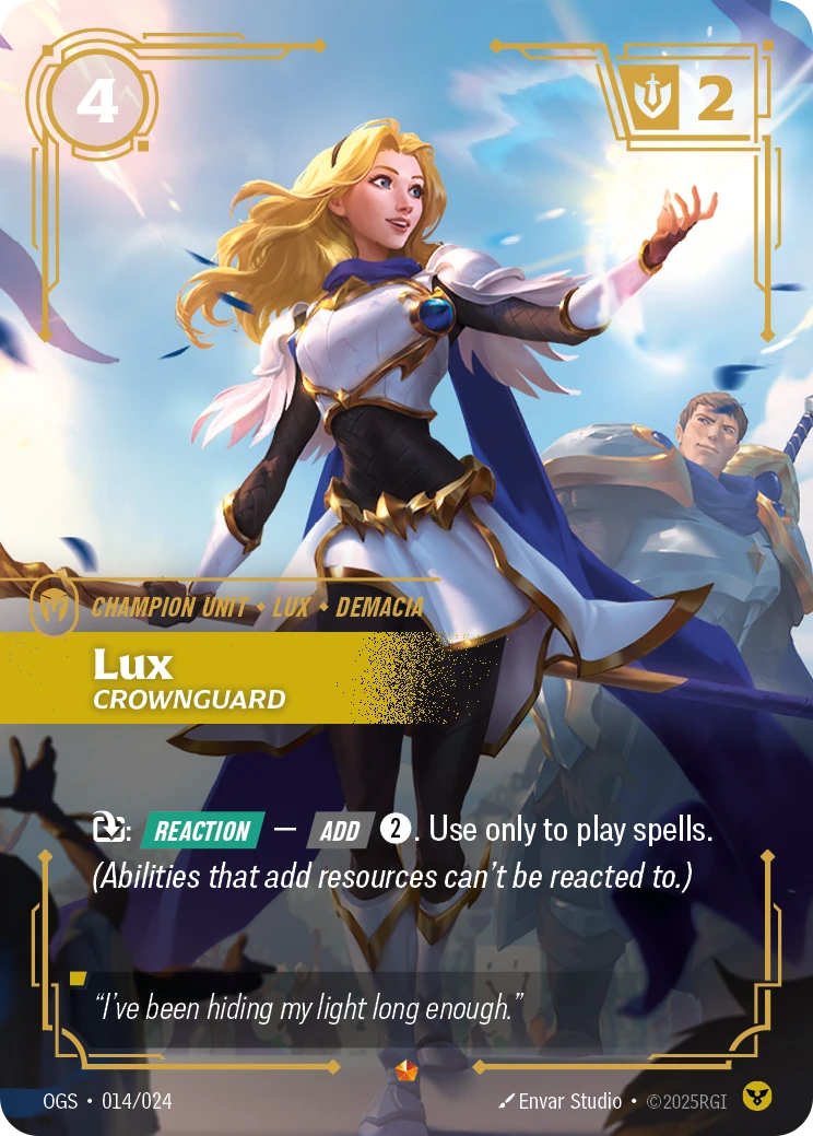 Lux, Crownguard #014 — Proving Grounds