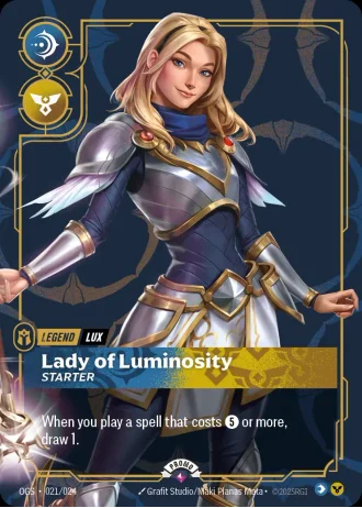 Lux, Lady of Luminosity #021/024 — Organized Play Promos
