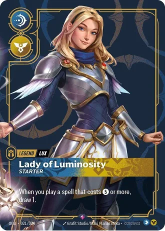 Lux, Lady of Luminosity (Metal) (Best Of) #021/024 — Organized Play Promos