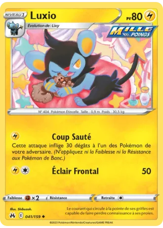 Luxio #041/159 — Zénith Suprême