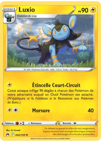 Luxio #042/159 — Zénith Suprême