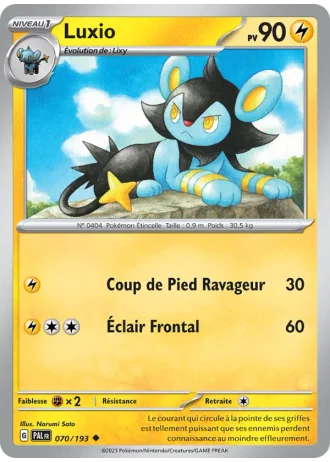 Luxio #070/193 — Évolutions à Paldea