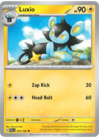Luxio #070/193 — Paldea Evolved