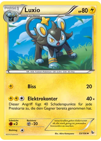 Luxio #33/106 — Flammenmeer