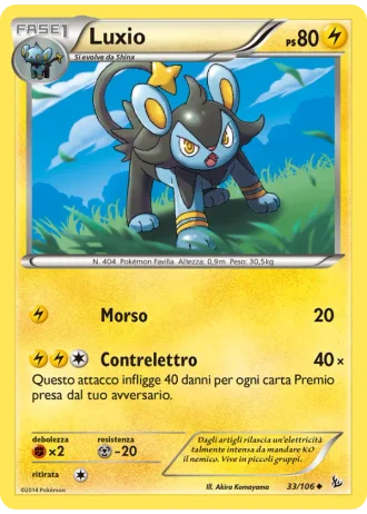 Luxio #33/106 — Fuoco Infernale