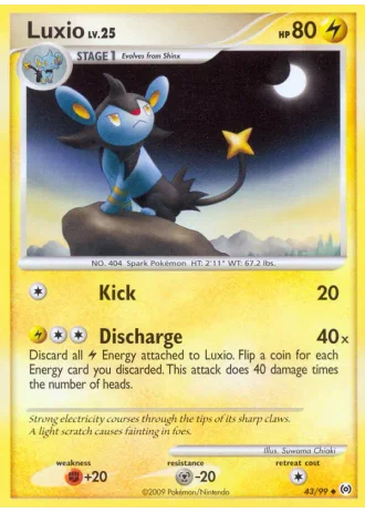 Luxio #43/99 — Arceus