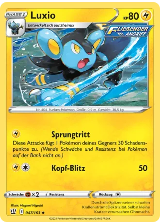 Luxio #47/163 — Kampfstile