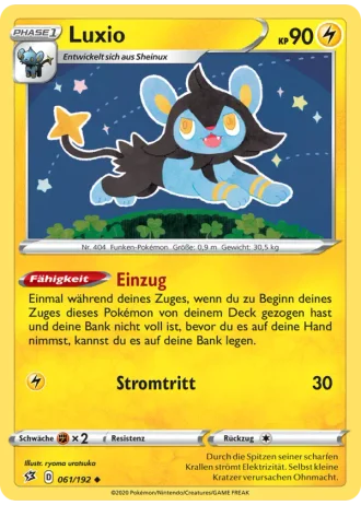 Luxio #61/192 — Clash der Rebellen