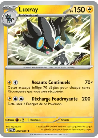Luxray #028/88 — Équilibre Parfait