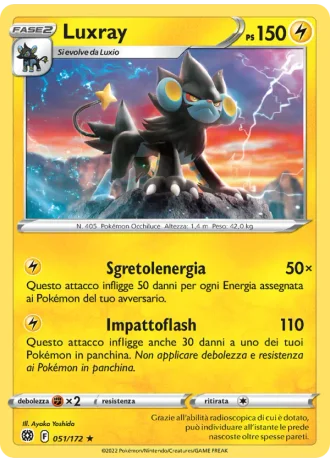 Luxray #051/172 — Astri Lucenti