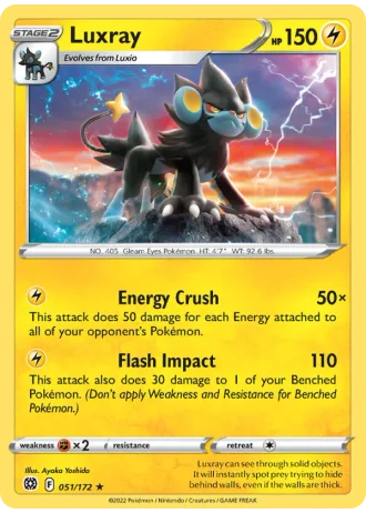 Luxray #051 — Brilliant Stars