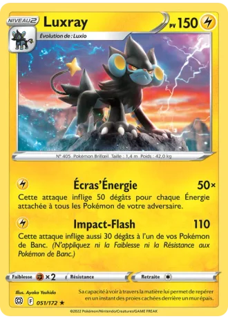 Luxray #051 — Stars Étincelantes