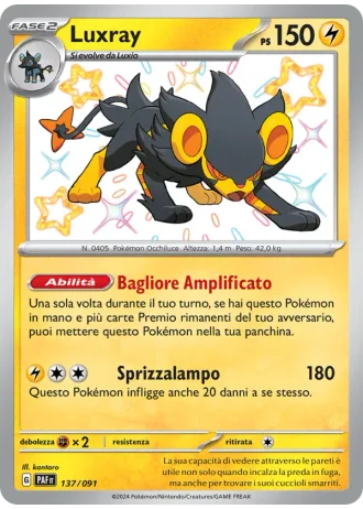 Luxray #137 — Destino di Paldea