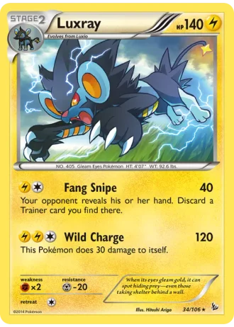 Luxray #34 — Flashfire