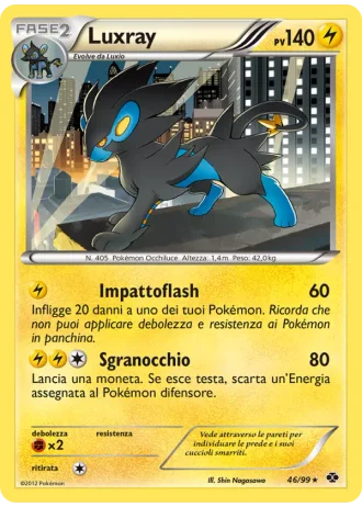 Luxray #46/99 — Destini Futuri