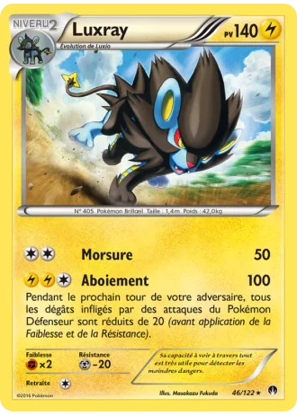 Luxray #46/122 — Rupture Turbo