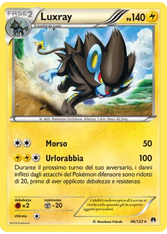 Luxray #46/122 — Turbo Crash
