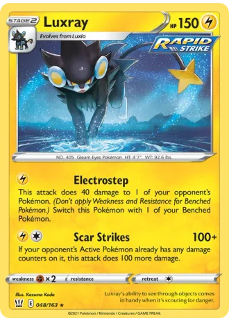 Luxray #48 — Battle Styles