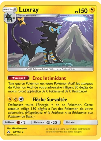 Luxray #48/156 — Ultra-Prisme