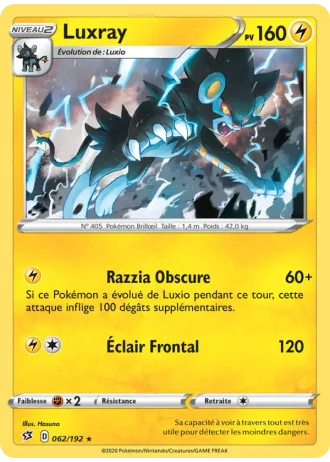 Luxray #62 — Clash des Rebelles