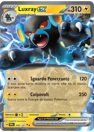 Luxray ex #068/167 — Crepuscolo Mascherato