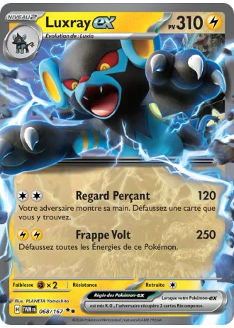 Luxray ex #068 — Mascarade Crépusculaire