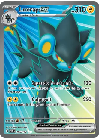 Luxray ex #195/167 — Crepuscolo Mascherato