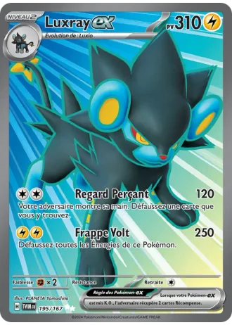Luxray ex #195 — Mascarade Crépusculaire