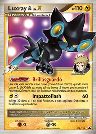 Luxray GL LIV.X #109/111 — L'Ascesa dei Rivali